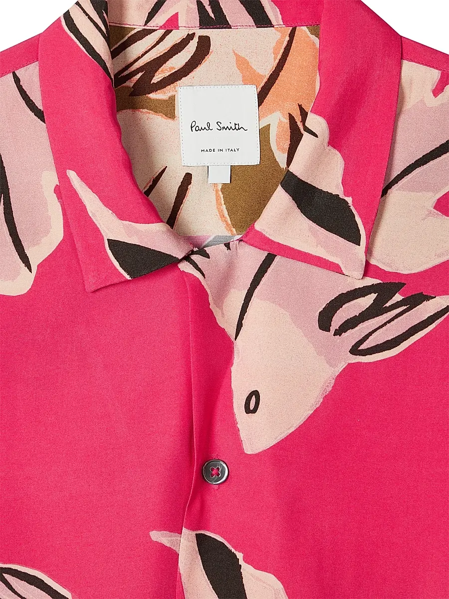 Paul Smith Men's Le Penche Fish Camp Shirt | Thumbnail 2