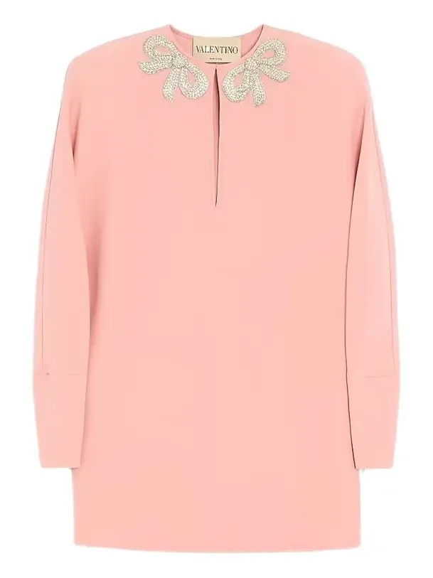 Women's Embroidered Cady Couture Short Dress Women's Embroidered Cady Couture Short Dress