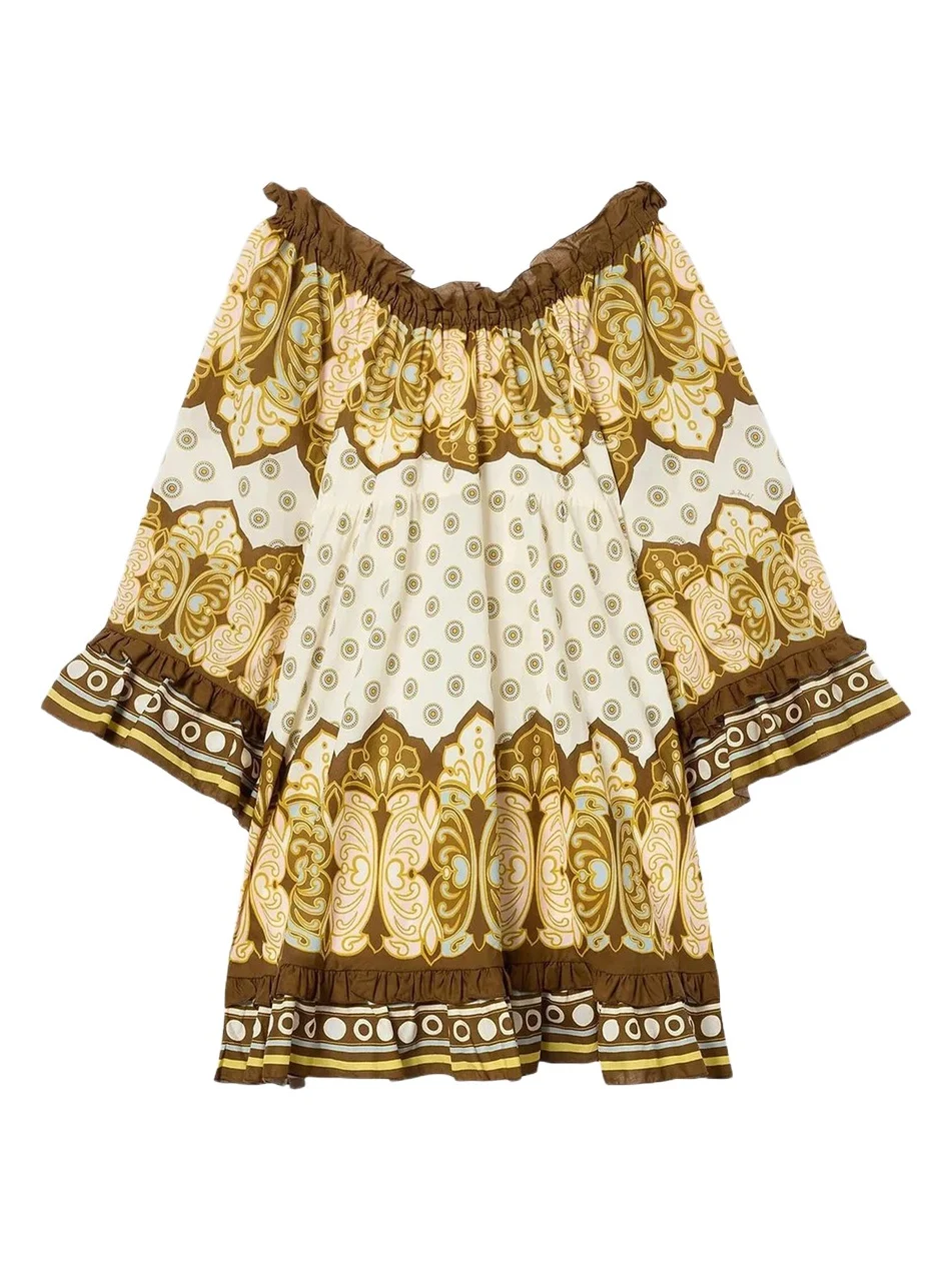 Women's Boho Mini Dress Women's Boho Mini Dress