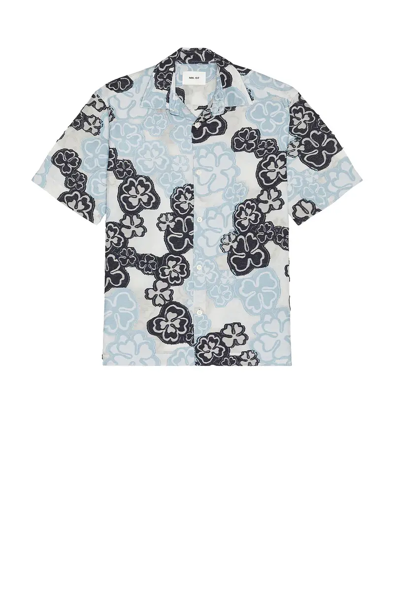 NN07 Freddy Short Sleeve Shirt 50075 | Thumbnail 4 NN07 Freddy Short Sleeve Shirt 50075 | Thumbnail 4
