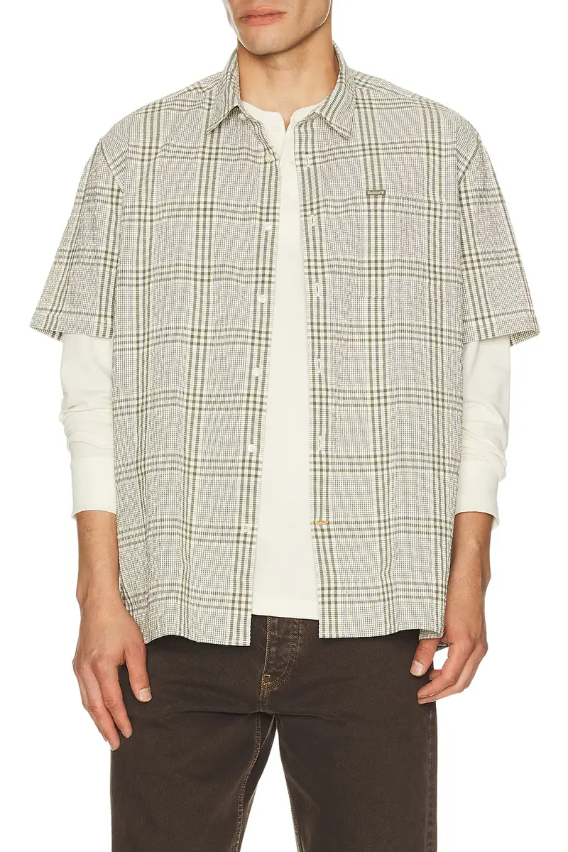 Barbour Carrock Checked Seersucker Summer Shirt | Image 1 Barbour Carrock Checked Seersucker Summer Shirt | Image 1