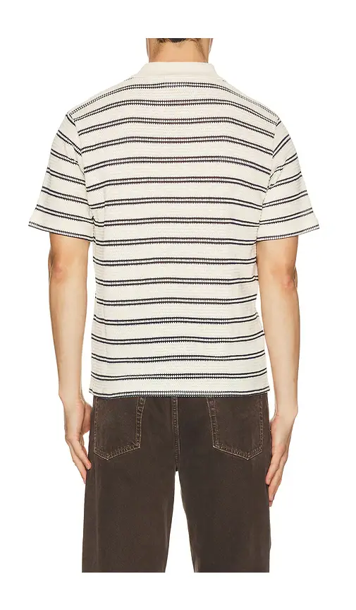 Percival Moore Open Collar Polo | Thumbnail 7