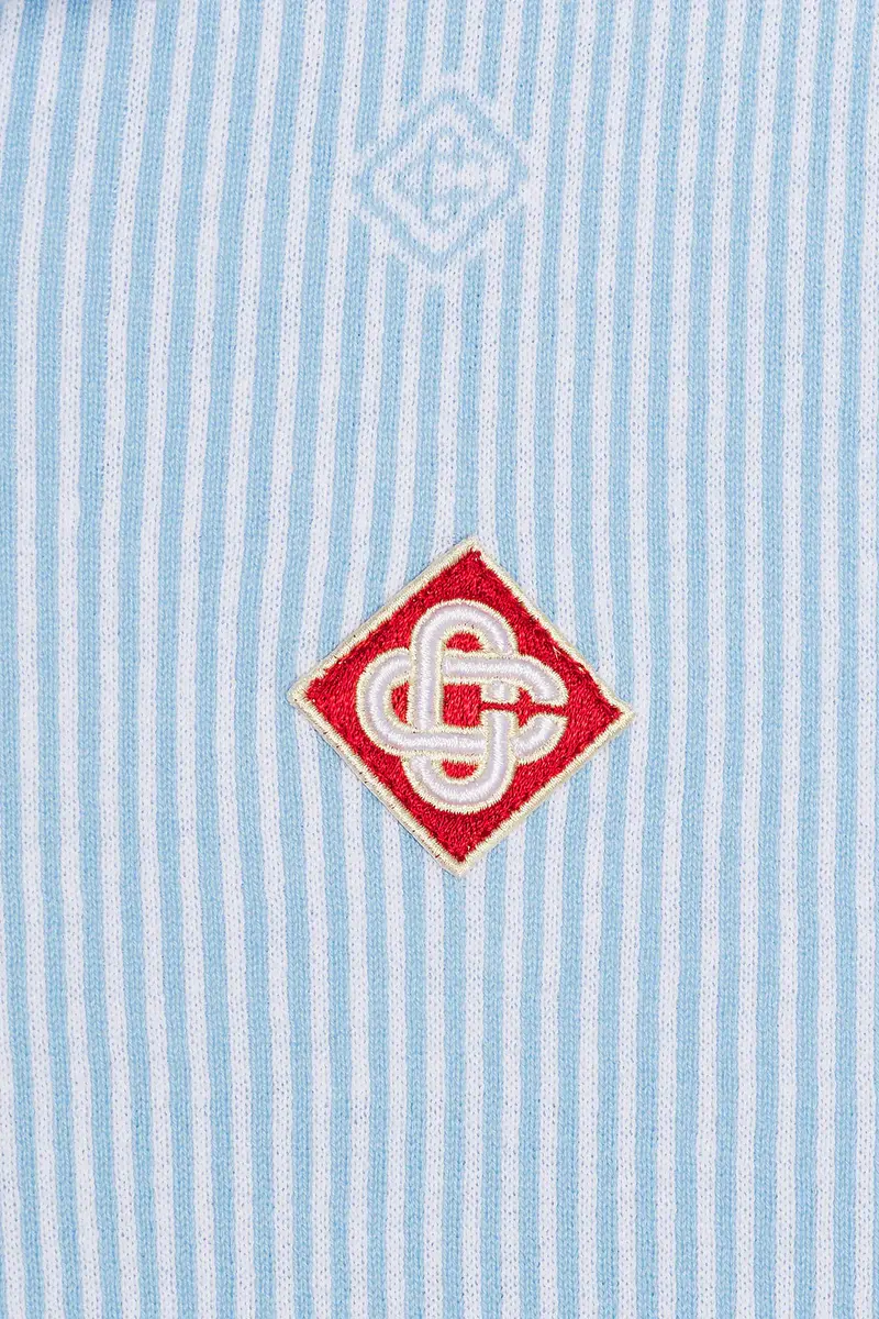 Casablanca Pinstripe Polo Shirt | Thumbnail 5 Casablanca Pinstripe Polo Shirt | Thumbnail 5