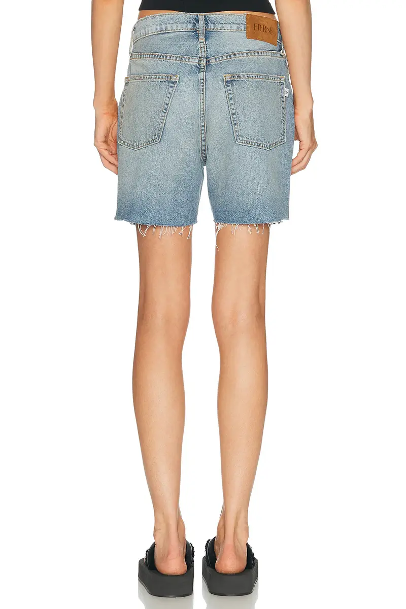 ÉTERNE Emmett Boyfriend Denim Short | Thumbnail 4 ÉTERNE Emmett Boyfriend Denim Short | Thumbnail 4