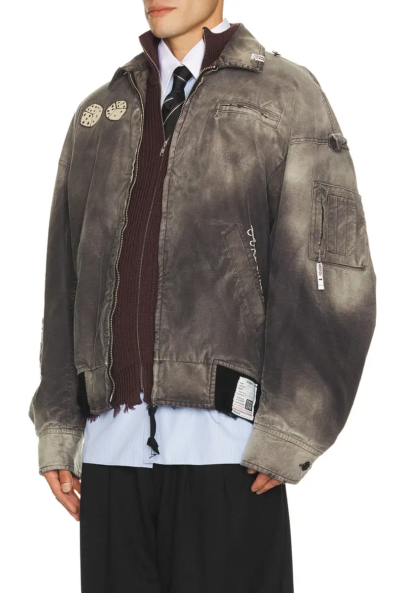 Maison MIHARA YASUHIRO Sun Faded Military Jacket | Thumbnail 3 Maison MIHARA YASUHIRO Sun Faded Military Jacket | Thumbnail 3