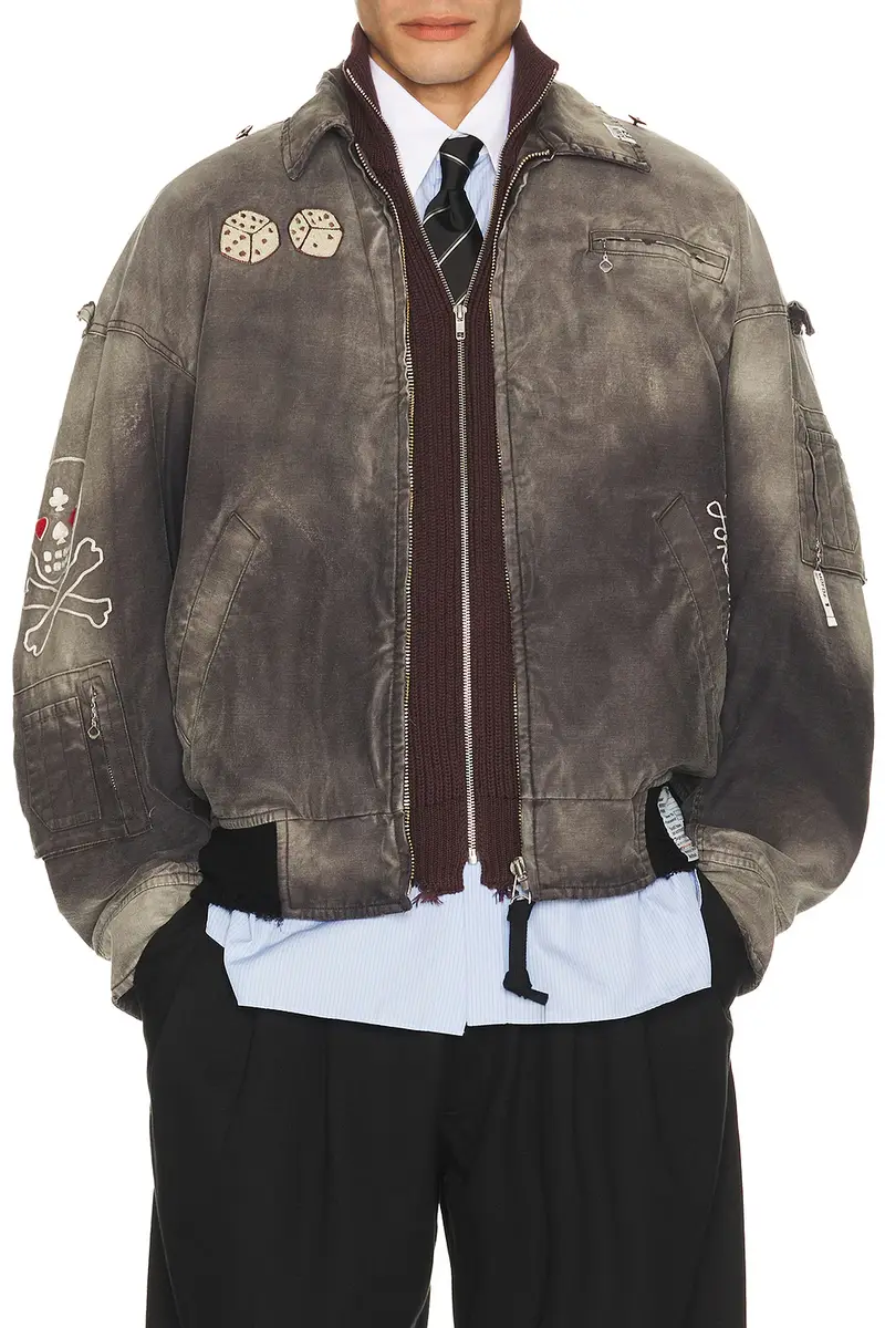 Maison MIHARA YASUHIRO Sun Faded Military Jacket