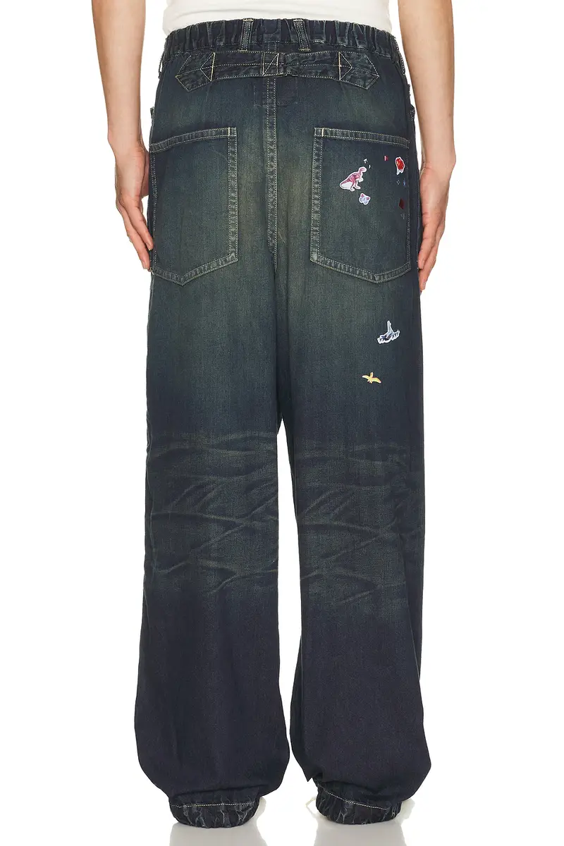 Maison MIHARA YASUHIRO Baker Jeans With Sticker | Thumbnail 3