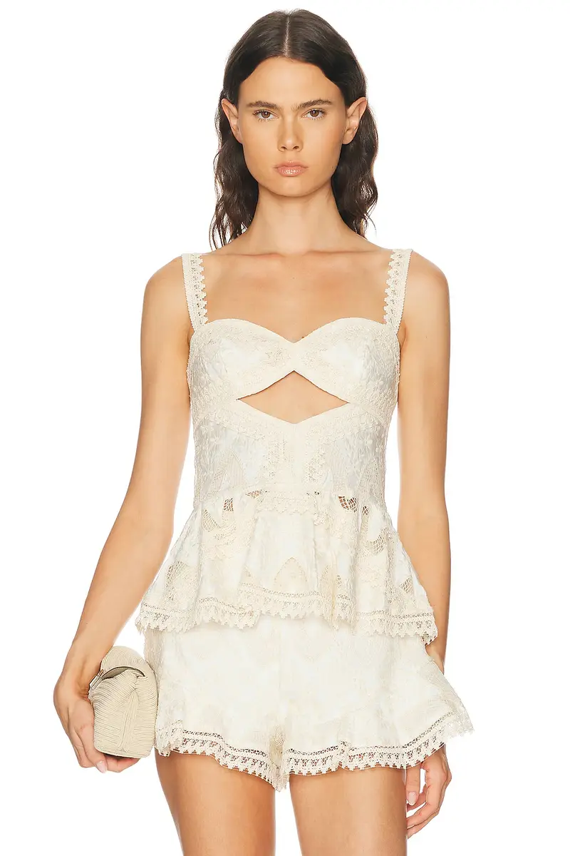 PatBo Bertha Lace Top | Image 1 PatBo Bertha Lace Top | Image 1