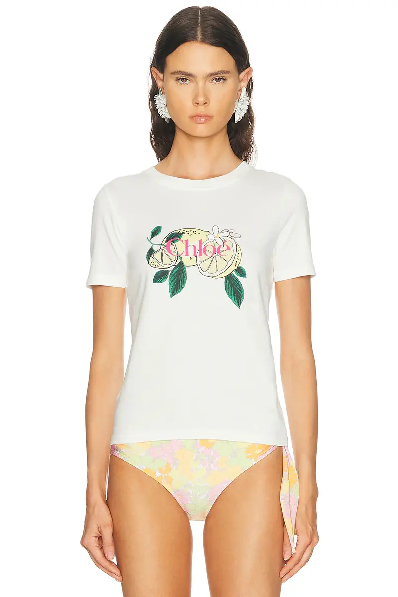 Chloe Lemon Print Tee | Thumbnail 2 Chloe Lemon Print Tee | Thumbnail 2