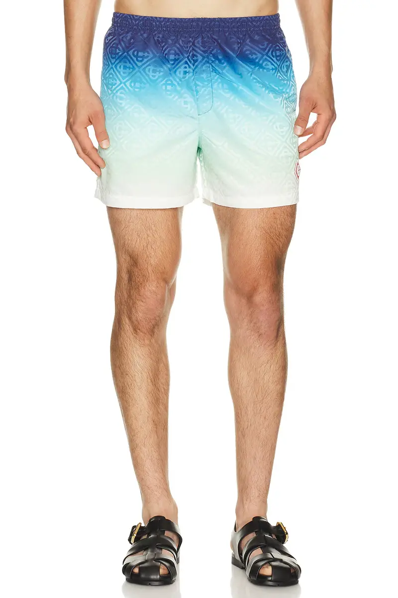 Casablanca Jacquard Swim Shorts | Image 1 Casablanca Jacquard Swim Shorts | Image 1