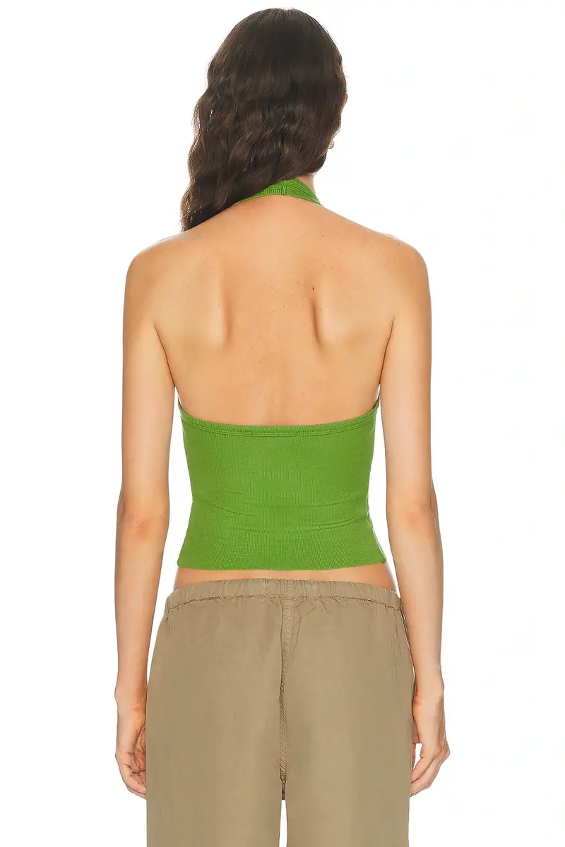 ÉTERNE Cropped Halter Top | Thumbnail 3