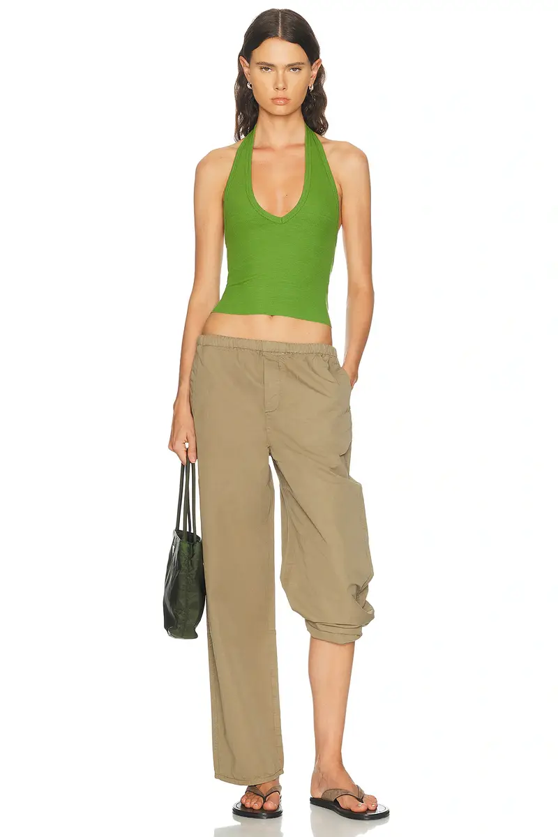 ÉTERNE Cropped Halter Top | Thumbnail 4