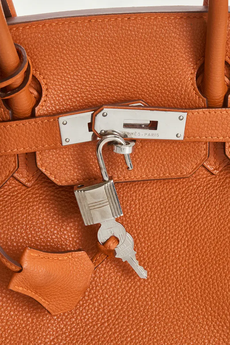 HERMÈS Taurillon Clemence Birkin 30 Handbag | Thumbnail 6