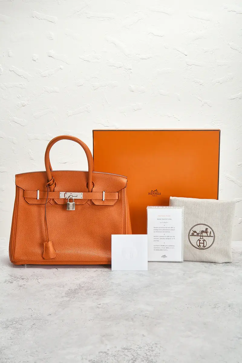 HERMÈS Taurillon Clemence Birkin 30 Handbag | Thumbnail 9