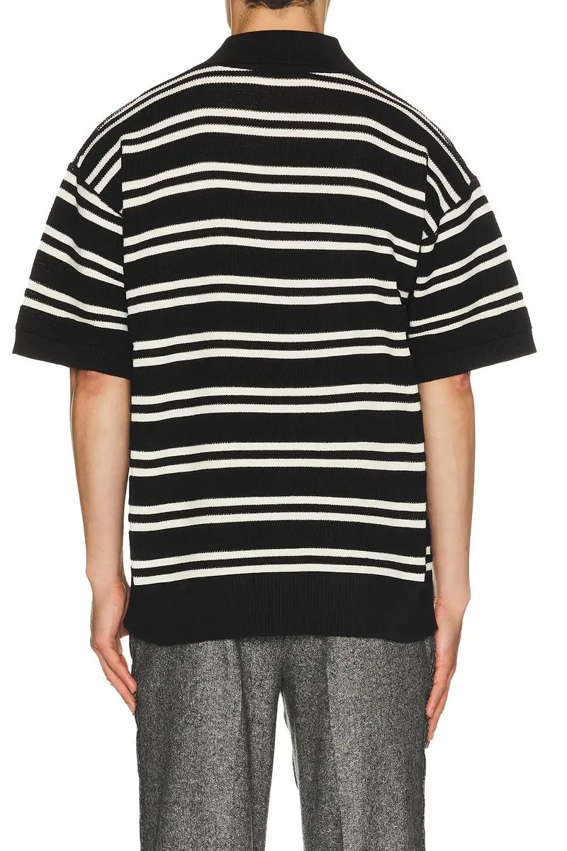 AMIRI MA Stripe Knit Polo | Thumbnail 2