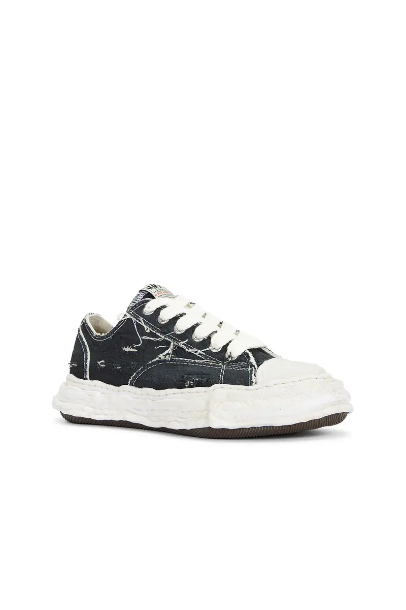 Maison MIHARA YASUHIRO Peterson23 Sole Ripping And Over Dyeing Canvas Low -Top Sneaker | Thumbnail 2 Maison MIHARA YASUHIRO Peterson23 Sole Ripping And Over Dyeing Canvas Low -Top Sneaker | Thumbnail 2