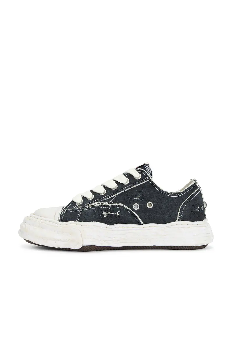 Maison MIHARA YASUHIRO Peterson23 Sole Ripping And Over Dyeing Canvas Low -Top Sneaker | Thumbnail 5 Maison MIHARA YASUHIRO Peterson23 Sole Ripping And Over Dyeing Canvas Low -Top Sneaker | Thumbnail 5