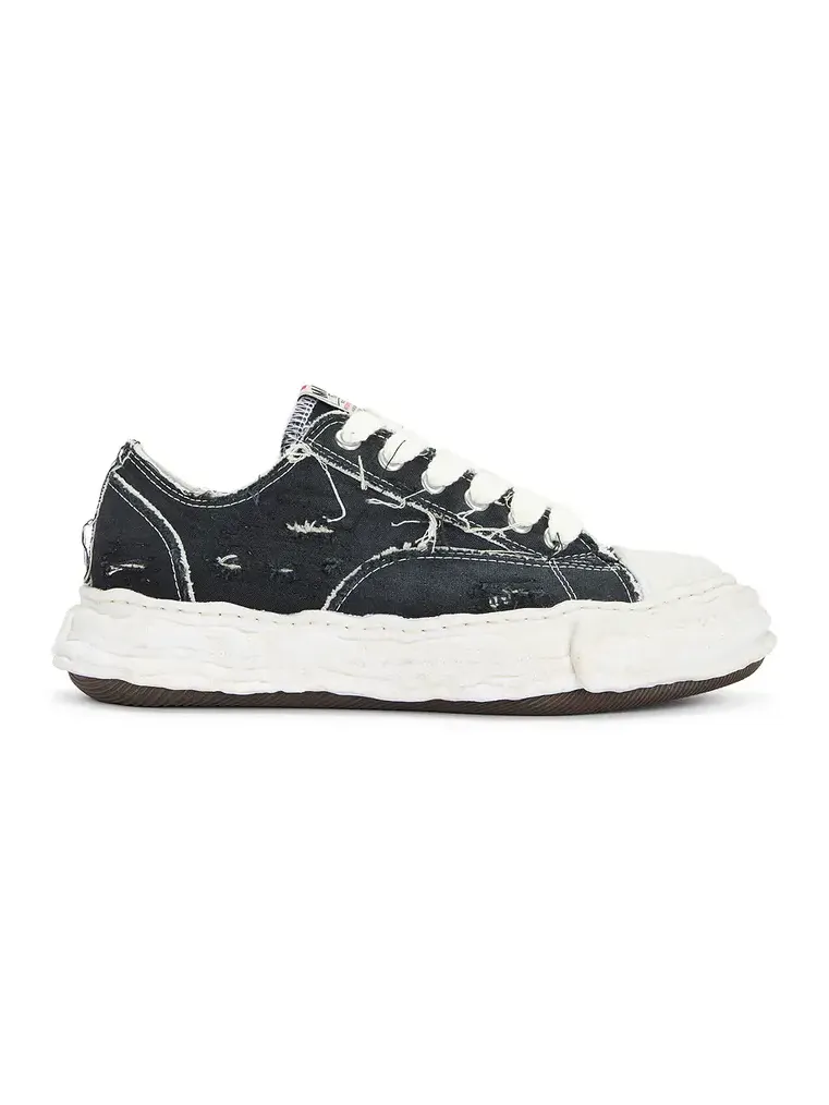 Peterson23 Sole Ripping And Over Dyeing Canvas Low -Top Sneaker Peterson23 Sole Ripping And Over Dyeing Canvas Low -Top Sneaker