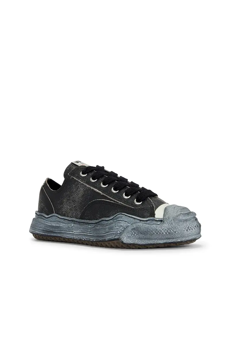 Maison MIHARA YASUHIRO Hank Original Sole Shrink Leather Low -Top Sneaker | Thumbnail 2
