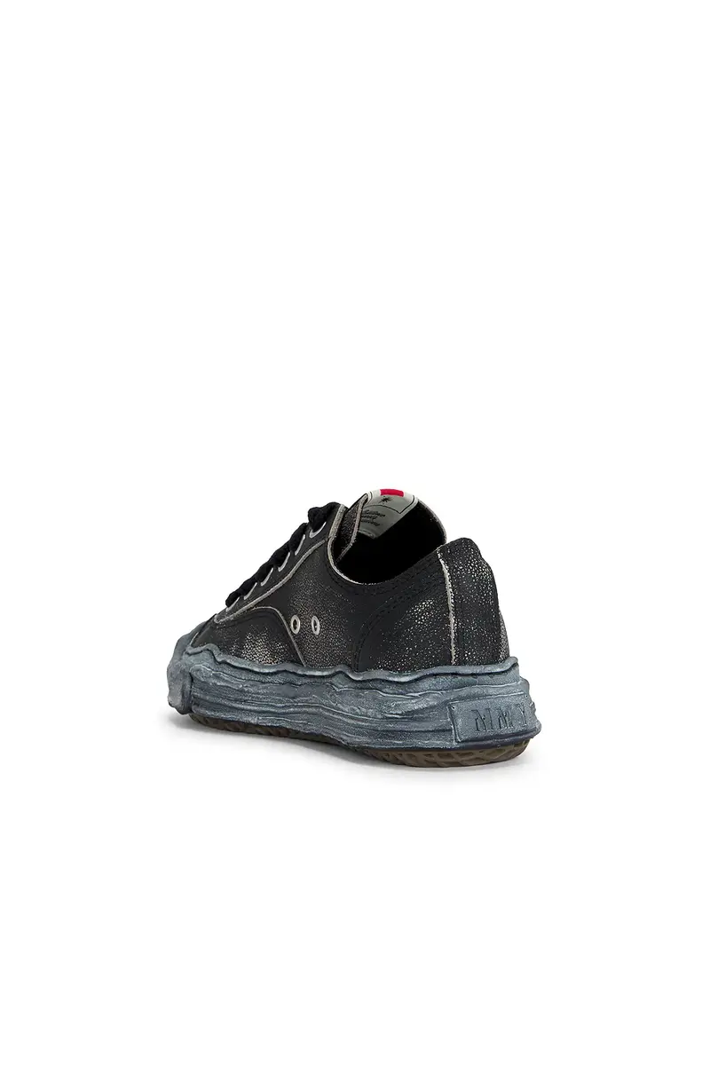 Maison MIHARA YASUHIRO Hank Original Sole Shrink Leather Low -Top Sneaker | Thumbnail 3