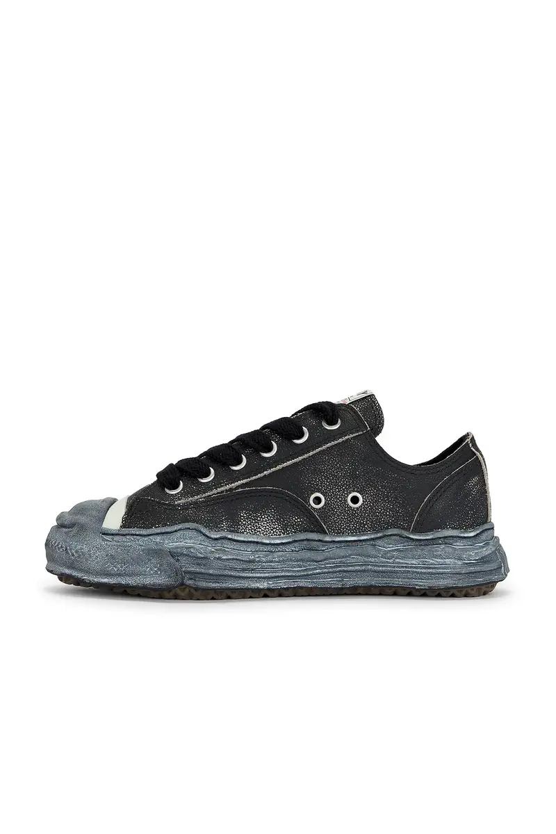 Maison MIHARA YASUHIRO Hank Original Sole Shrink Leather Low -Top Sneaker | Thumbnail 5