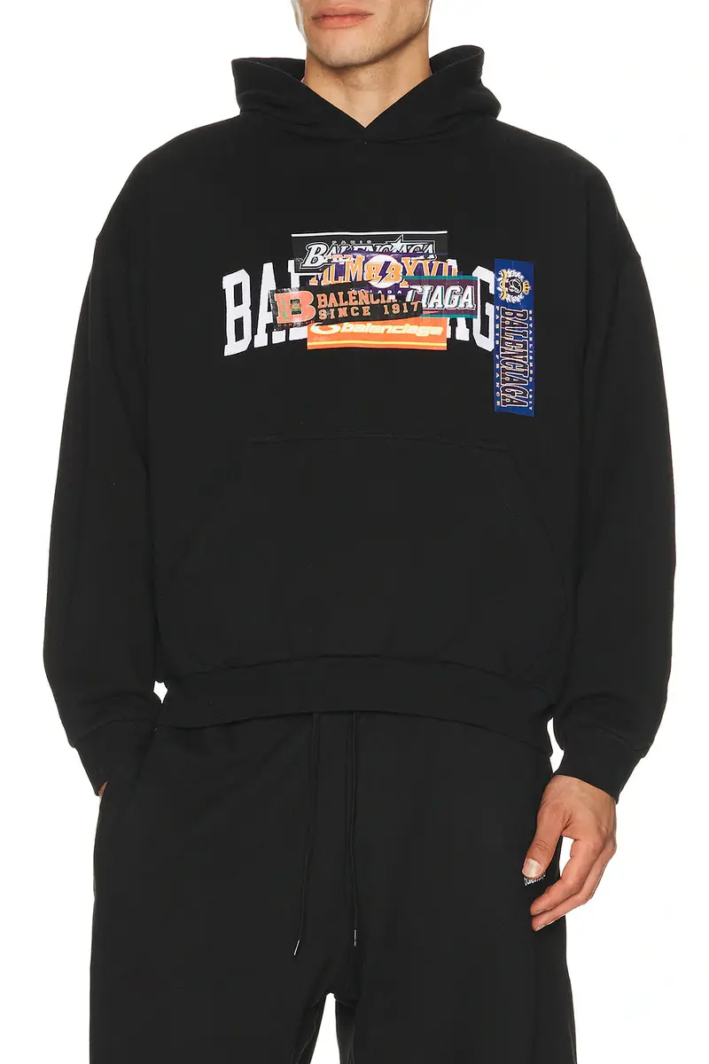 Balenciaga Medium Fit Hoodie | Image 1 Balenciaga Medium Fit Hoodie | Image 1