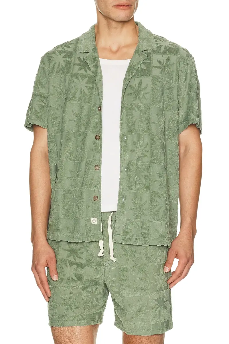 Marine Layer Rico Terry Resort Shirt
