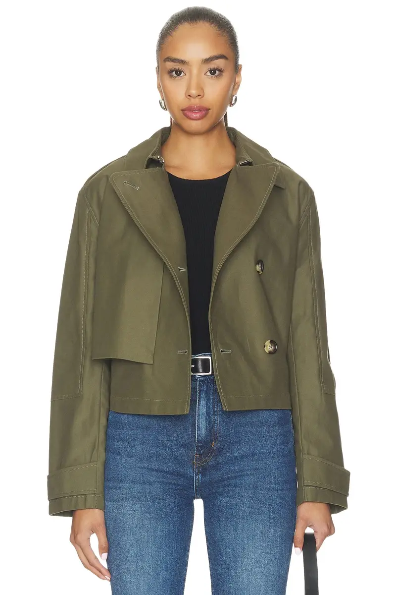 Jamie Cropped Trench Jamie Cropped Trench