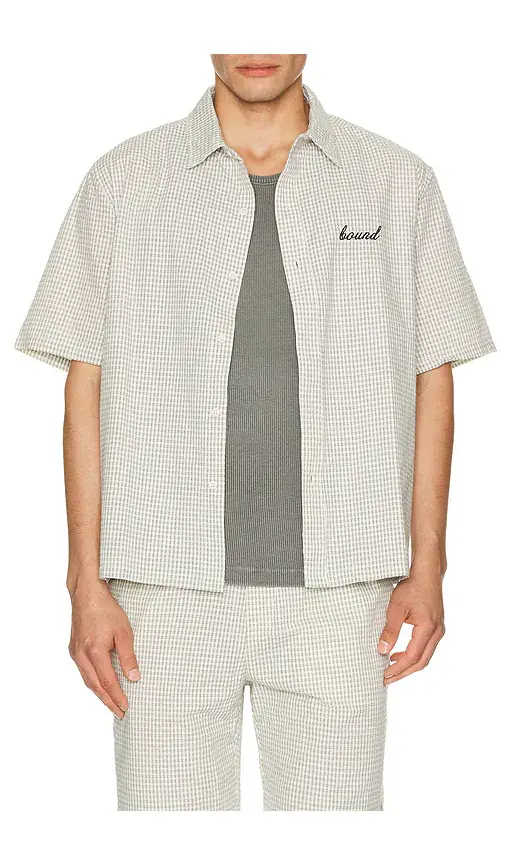 Bound Gingham Cropped Shirt | Image 1 Bound Gingham Cropped Shirt | Image 1