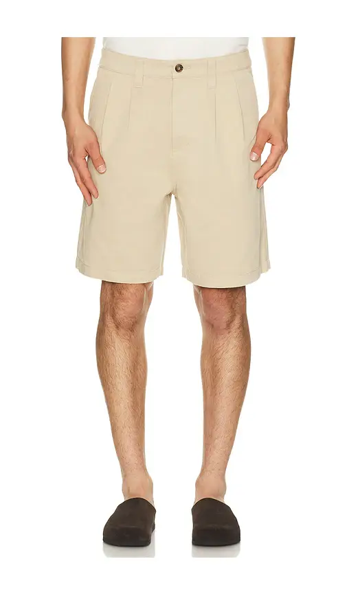 Rhythm Double Pleat Twill Short