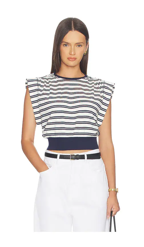 Simkhai Joie Cotton Jersey Top | Image 1 Simkhai Joie Cotton Jersey Top | Image 1