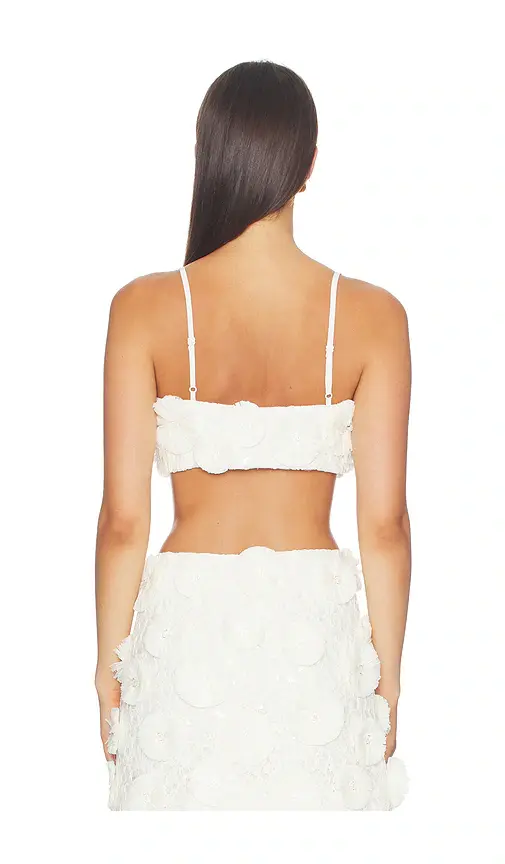 Simkhai Delia Floral Raffia Bra Top | Thumbnail 3 Simkhai Delia Floral Raffia Bra Top | Thumbnail 3
