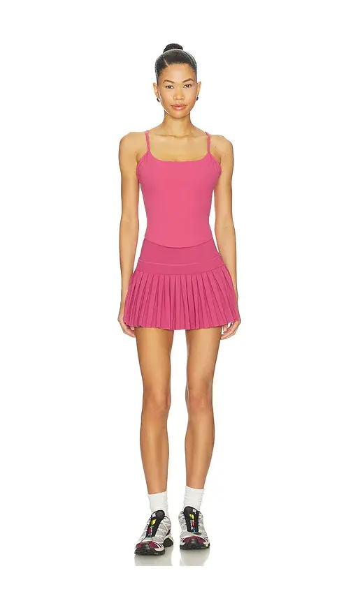 Gold Hinge Pleated Tennis Skirt | Thumbnail 5 Gold Hinge Pleated Tennis Skirt | Thumbnail 5