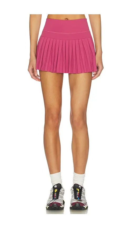 Gold Hinge Pleated Tennis Skirt | Image 1 Gold Hinge Pleated Tennis Skirt | Image 1