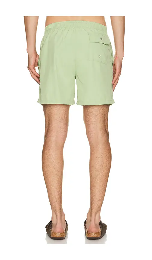 BATHER Solid Moss Swim Trunks | Thumbnail 2 BATHER Solid Moss Swim Trunks | Thumbnail 2