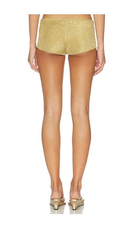 Guizio Relaxed Metallic Short | Thumbnail 4 Guizio Relaxed Metallic Short | Thumbnail 4