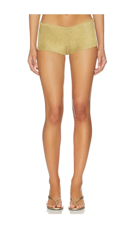 Guizio Relaxed Metallic Short | Image 1 Guizio Relaxed Metallic Short | Image 1