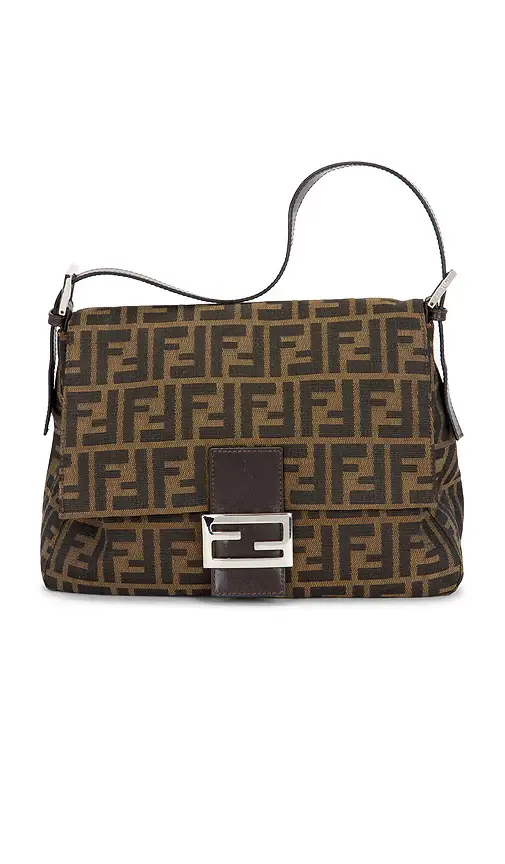 Fendi Zucca Mama Forever Baguette Shoulder Bag | Image 1 Fendi Zucca Mama Forever Baguette Shoulder Bag | Image 1