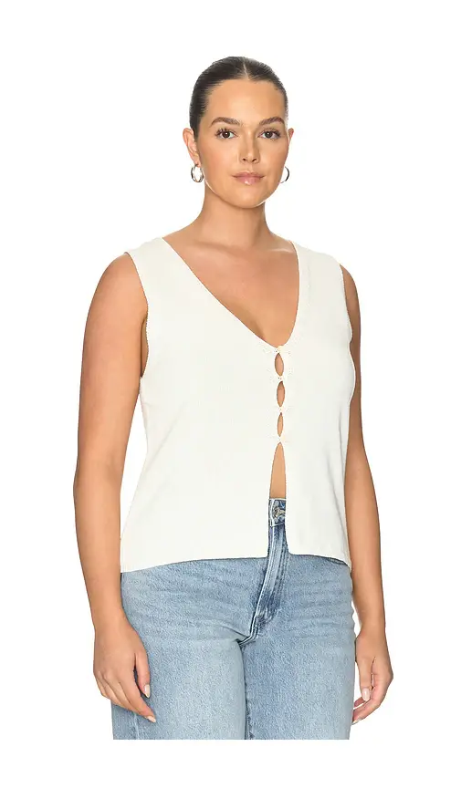 GOOD AMERICAN The Knit Vest Top | Thumbnail 4