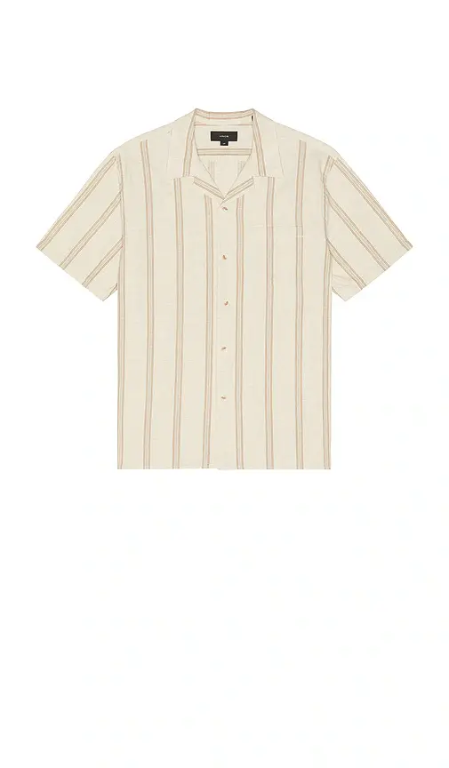 Vince Cove Stripe Short Sleeve Cabana Shirt | Thumbnail 4 Vince Cove Stripe Short Sleeve Cabana Shirt | Thumbnail 4