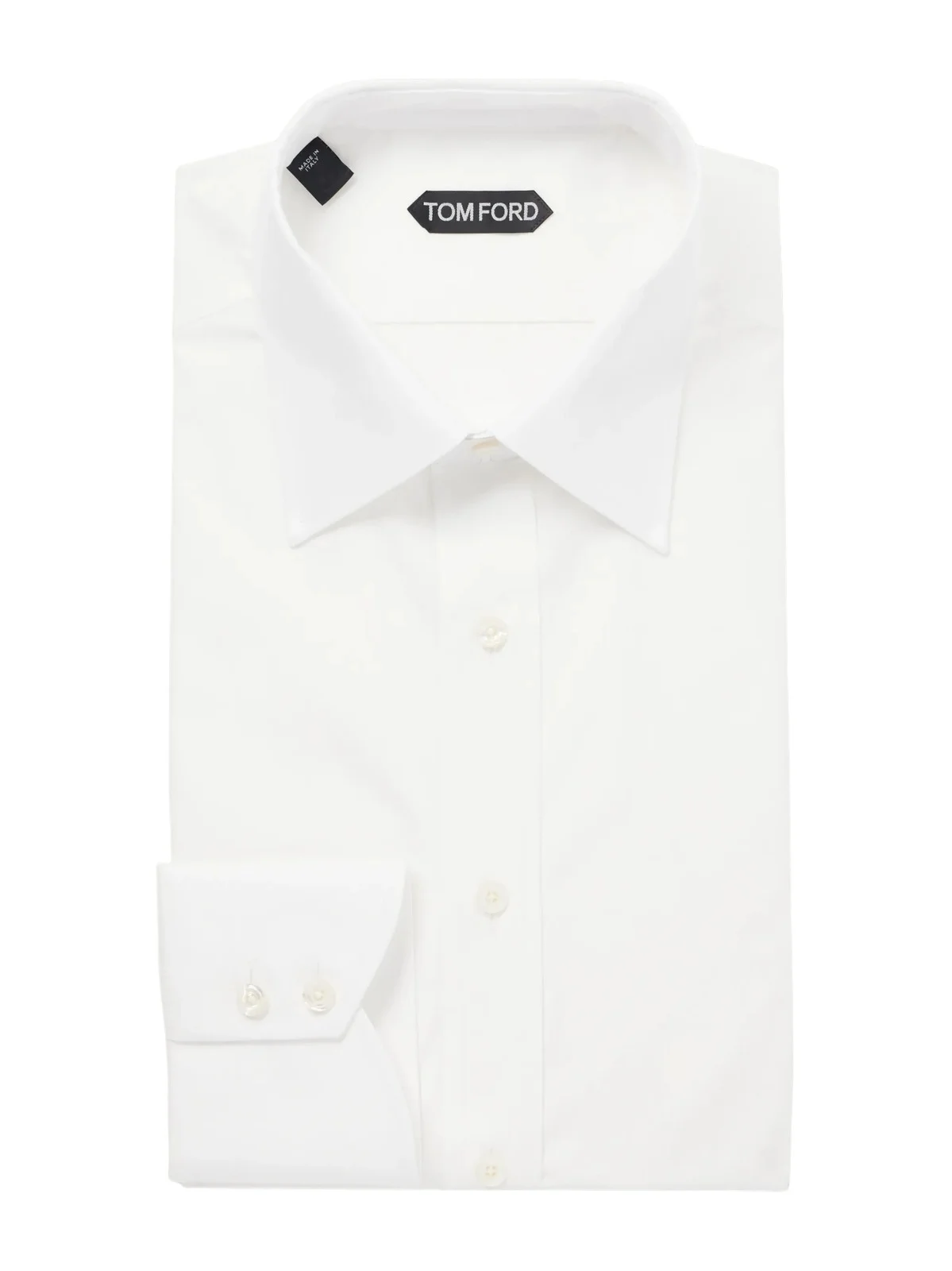 Classic-Collar Cotton-Poplin Shirt - Men