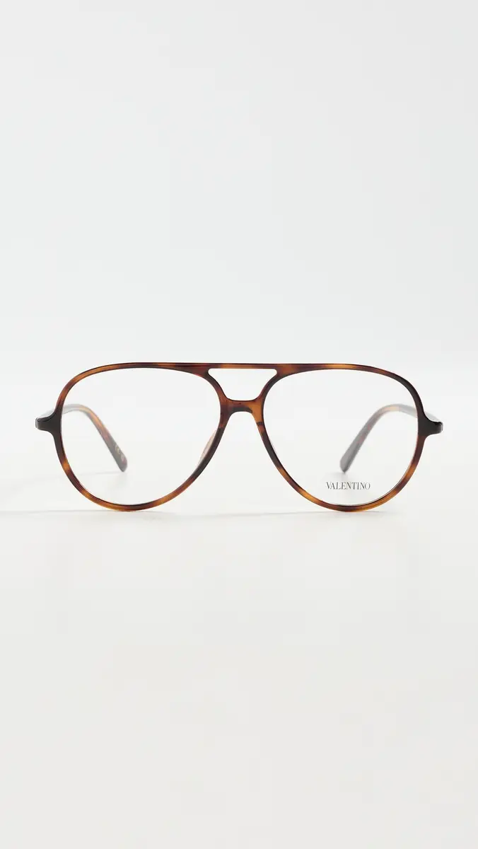 Valentino Ultralight V Logo Eyeglasses HAVANA-HAVANA-TRANSPARENT One Size | Thumbnail 2 Valentino Ultralight V Logo Eyeglasses HAVANA-HAVANA-TRANSPARENT One Size | Thumbnail 2