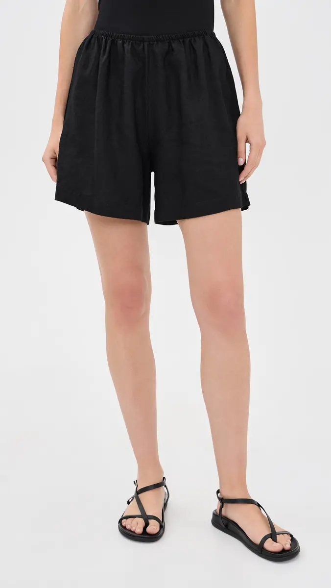 DONNI. The Linen Shorts Jet | Thumbnail 2 DONNI. The Linen Shorts Jet | Thumbnail 2