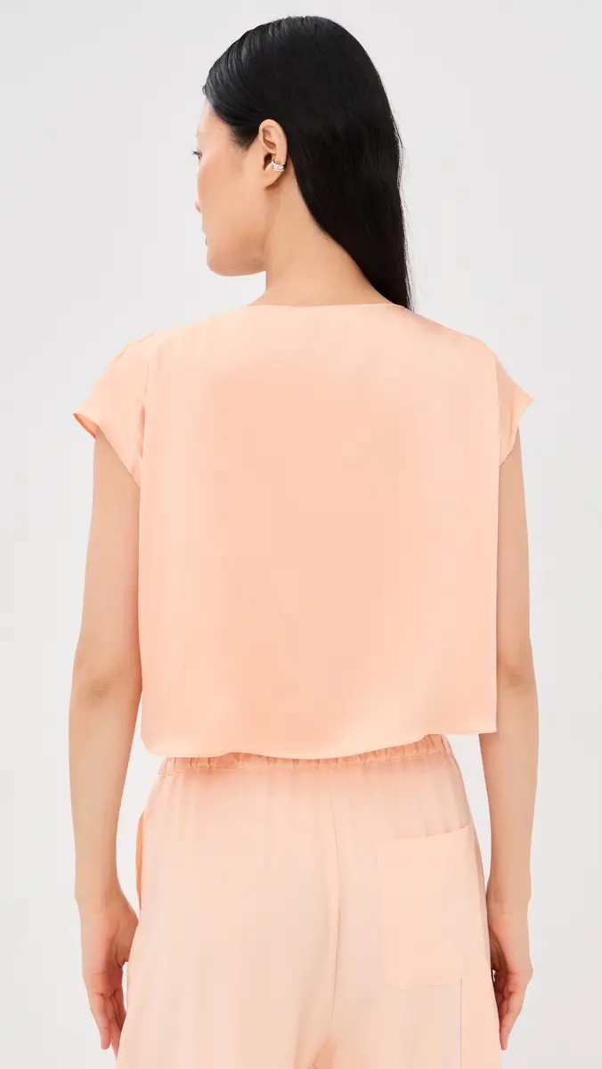 Sablyn Kerra Lace Cut Silk Tee | Thumbnail 3 Sablyn Kerra Lace Cut Silk Tee | Thumbnail 3