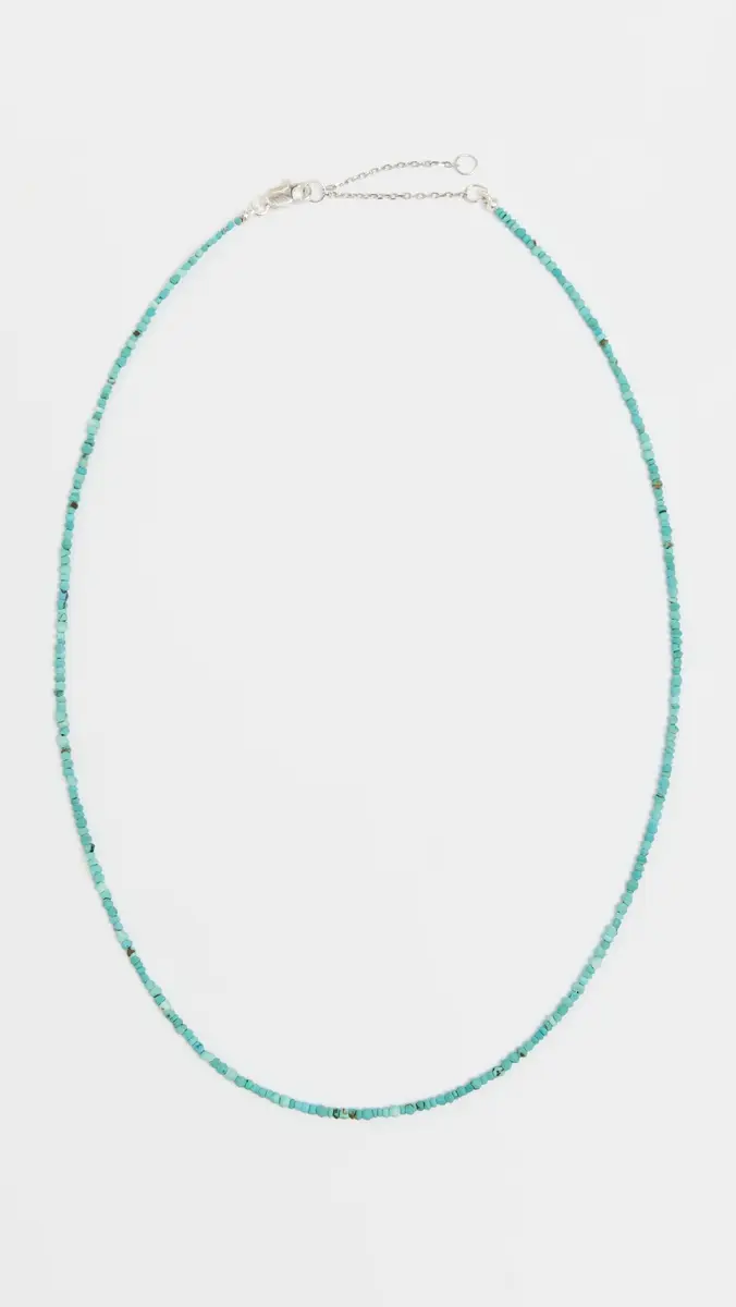 Shashi Aisha Gemstone Necklace in Turquoise Turquoise | Thumbnail 2