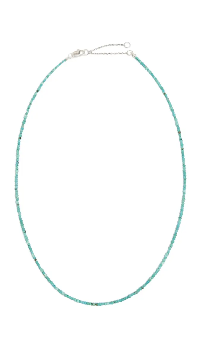 Shashi Aisha Gemstone Necklace in Turquoise Turquoise | Thumbnail 5