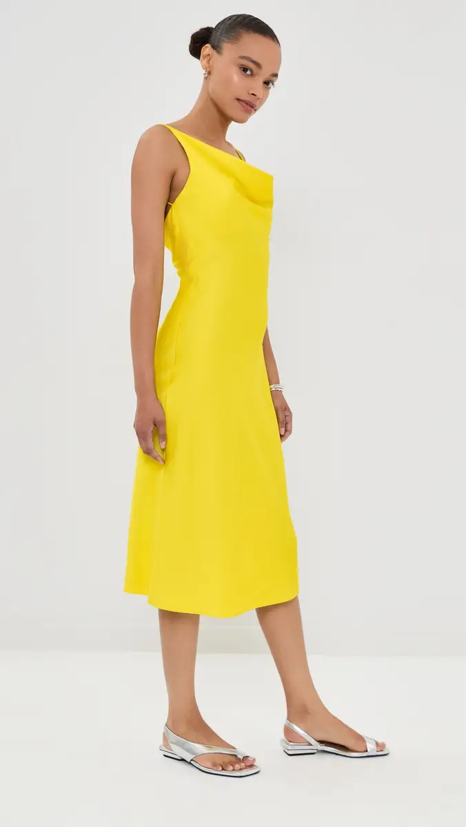 Stella McCartney Slip Satin Dress | Thumbnail 4 Stella McCartney Slip Satin Dress | Thumbnail 4