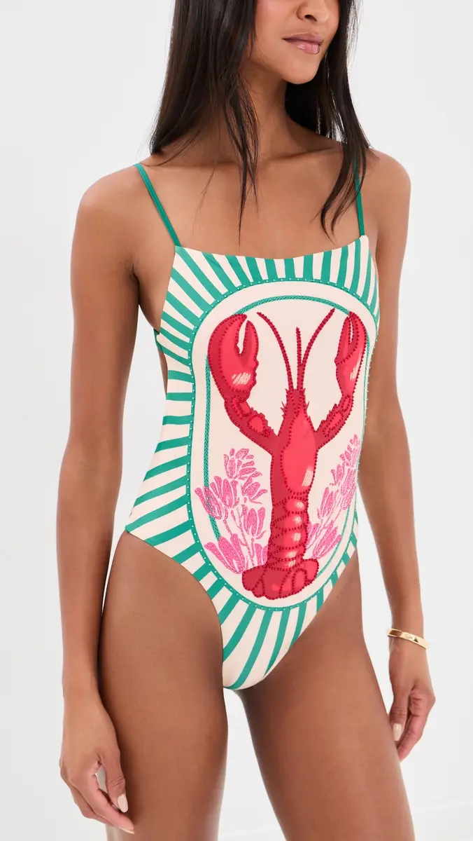 Agua Bendita Valmy Hand Embroidered One Piece | Thumbnail 2 Agua Bendita Valmy Hand Embroidered One Piece | Thumbnail 2