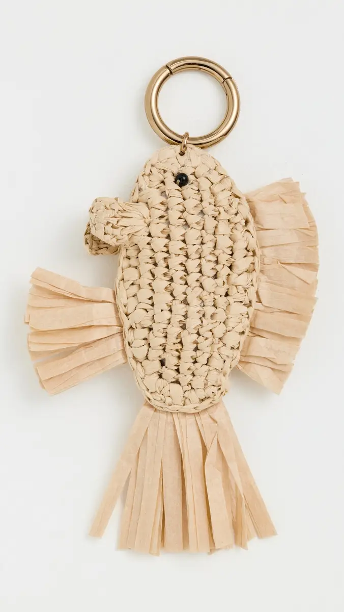 Madewell Crochet Fish Bag Charm | Thumbnail 2
