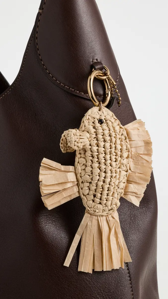Madewell Crochet Fish Bag Charm | Thumbnail 4